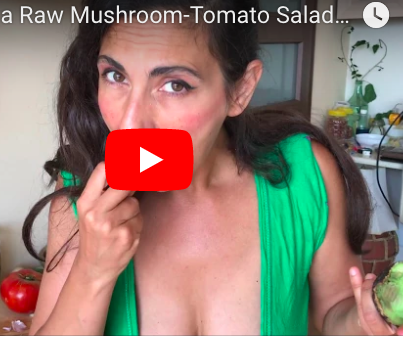 Making a Raw Mushroom Tomato Salad & Eating it too! Mukbang by Tsetsi. Сурова гъбена салата с домати и лук. Цеци from Tsetsi on Vimeo.
